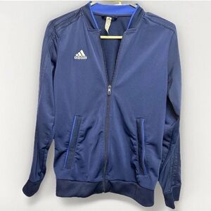Women’s adidas Condivo 18 Soccer Training Jacket Blue Streetwear small